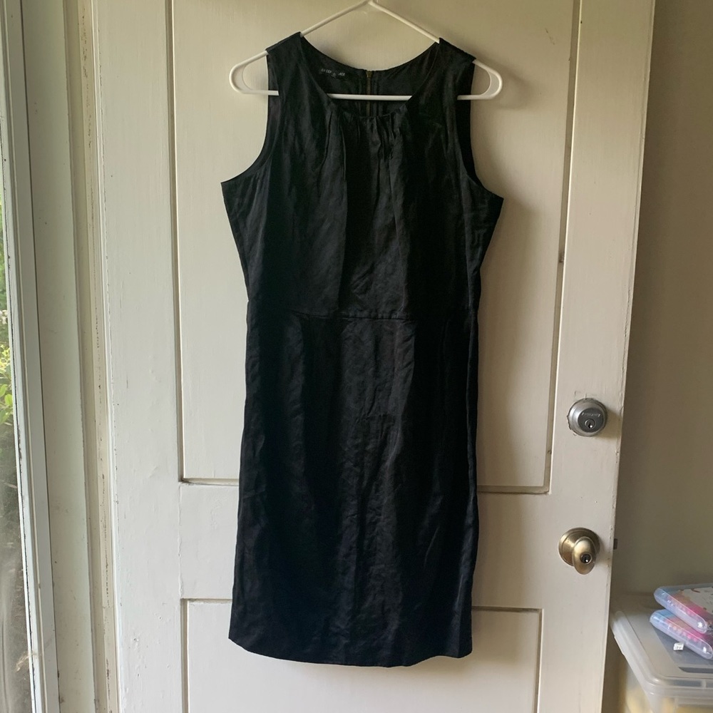 Eileen Fisher Formal Sleeveless Black Mini Dress